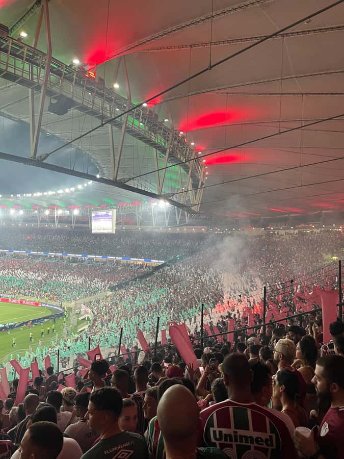 Fluminense Football Match at Maracanã with Local Hosts - Meeting Maria Carolina and Patrick at Bar Armazém Tijucano