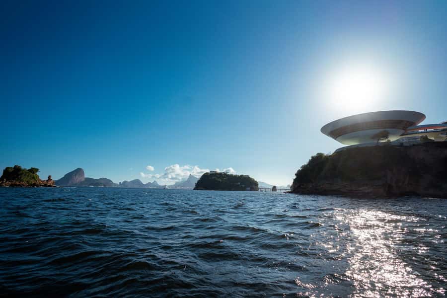 Glória: Sunset Speedboat Cruise with Drinks and Snacks - Adão and Eva Beach swim: the best part, with real-world watercraft nearby