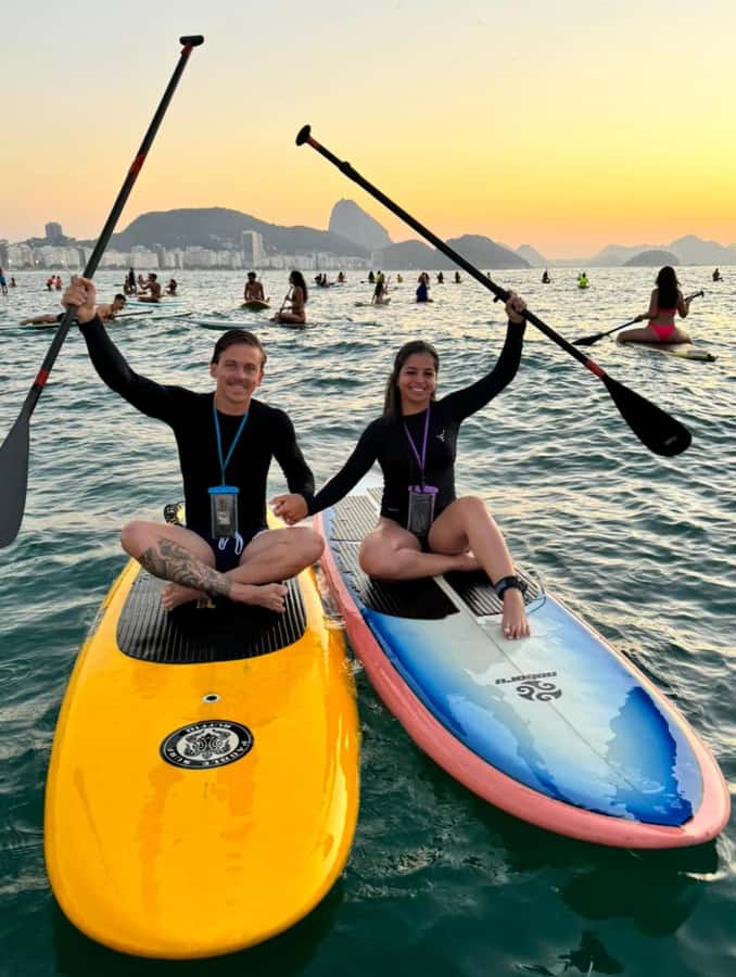 Rio de Janeiro: Copacabana Sunrise Stand Up Paddleboard Tour - Meeting at Av. Atlântica 4134 and finding the turtle tent