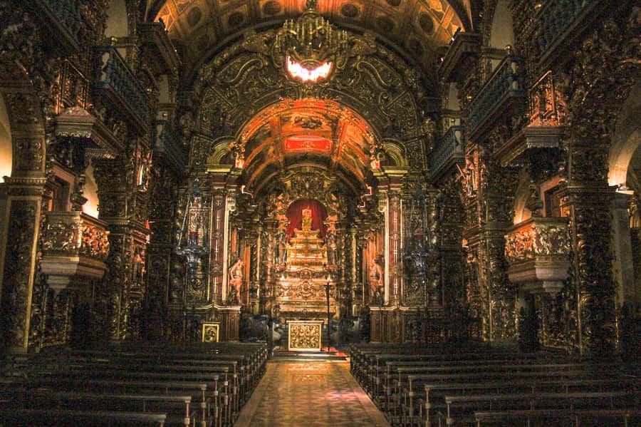 Rio de Janeiro Downtown Tour - The cone-shaped Metropolitan Cathedral: modern design with real presence