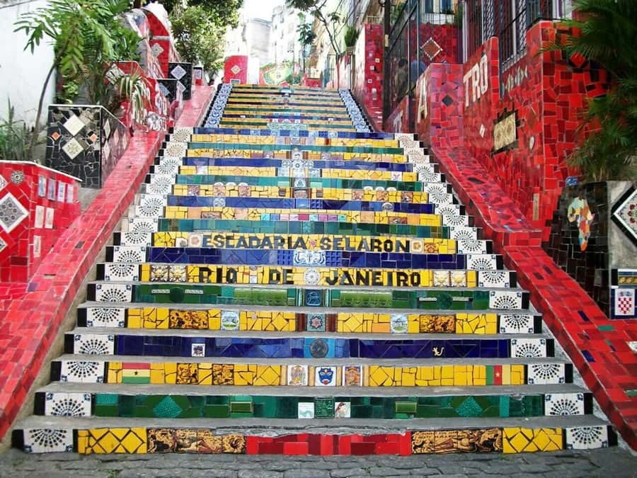 Rio de Janeiro: Half-Day Christ the Redeemer and City Tour - Selarón Steps: the mosaic that turns into Rio’s street art identity