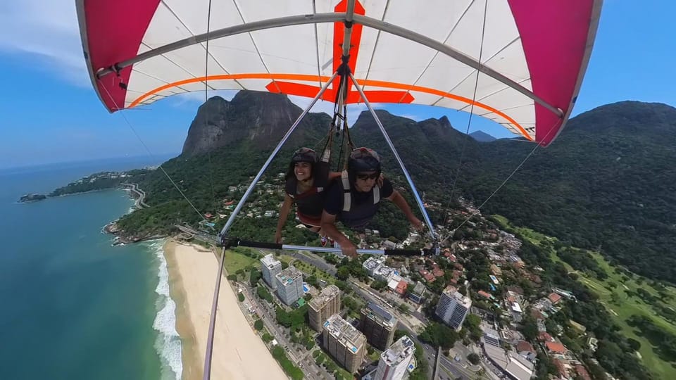 Rio de Janeiro: Hang Gliding or Paragliding Experience - The takeoff and flight: how Rio looks when you’re not on the ground