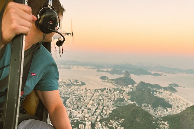 Rio de Janeiro Helicopter Tour without Doors - Arpoador and Lagoa Rodrigo de Freitas: Rio’s water-and-rock picture