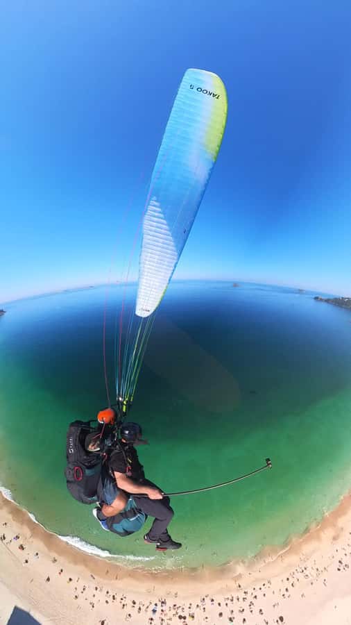 Rio de janeiro : Paragliding Tandem Flights over Rio - Time, price, and real value at about $173