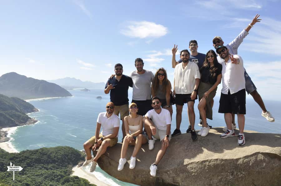Rio de Janeiro: Pedra do Telégrafo; Grumari/ Prainha Beaches - Pedra do Telégrafo: the Navy site with an optical-photo twist