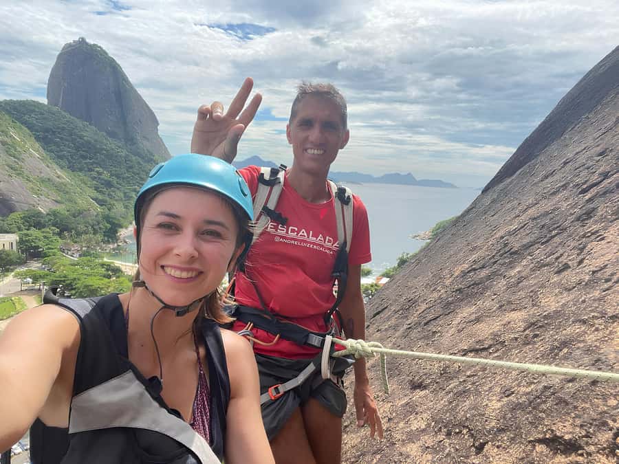 Rio De Janeiro: SUGARLOAF MOUNTAIN HIKE & CLIMB - The nature reserve trail: rocky steps, tropical plants, and monkeys