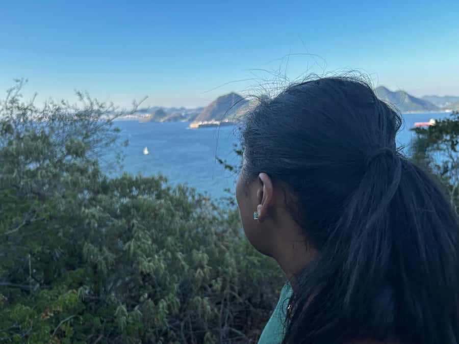 Rio De Janeiro: SUGARLOAF MOUNTAIN HIKE & CLIMB - Summit payoff over Copacabana and Guanabara Bay