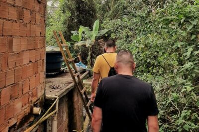 Rio Favela Tour - Meeting at the Mouth of Rocinha and Getting Up the Hill by Moto-Taxi