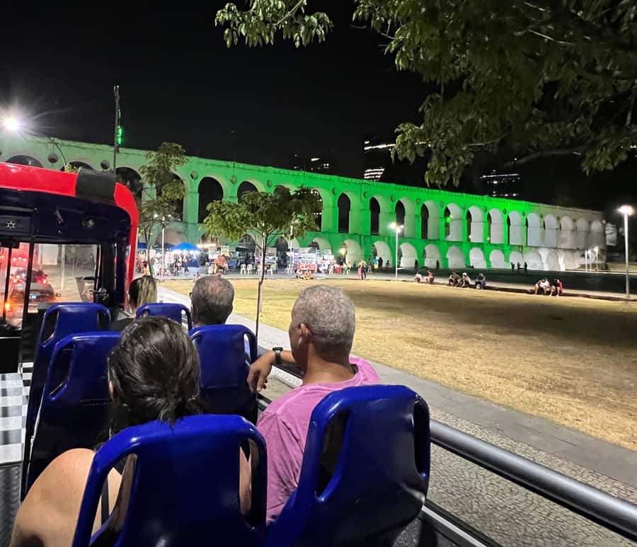 Skyline Night Tour Rio de Janeiro - Panoramic City Tour Rio Samba Bus - What You Really Get for $30: Music, Views, and a Bus Bar