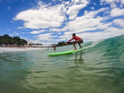 Surf lessons with local instructors in Copacabana/ipanema! - Before you ride: stretching, sand practice, and mental prep