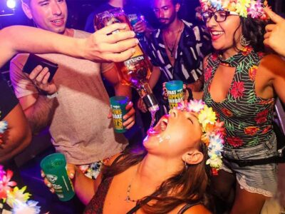 Unforgettable Boat Party - The Boat-to-Nightclub Switch: Two Floors, DJs, and Club Lighting